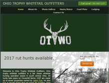 Tablet Screenshot of ohiotrophywhitetailoutfitters.com